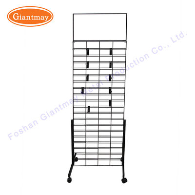 Cremalheira de exposição do suporte do chapéu para o metal Mesh Shelves da loja