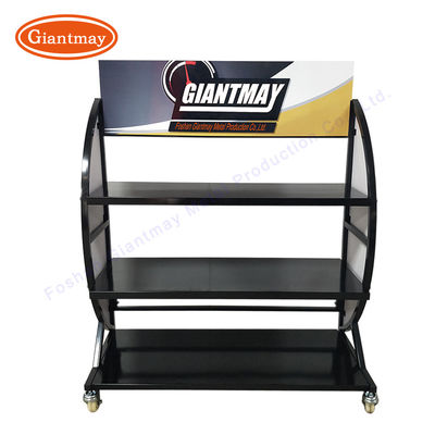 Suporte de exposição pesado da bateria do metal da prateleira da cremalheira do armazenamento