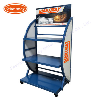 Suporte de exposição pesado da bateria do metal da prateleira da cremalheira do armazenamento