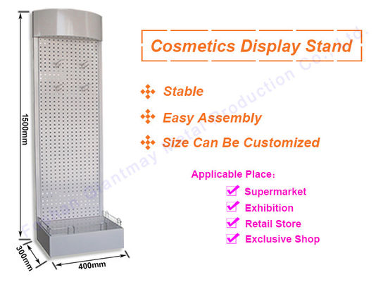 Exposição de suspensão da cremalheira do metal das ferramentas do assoalho dos ganchos do suporte de Pegboard