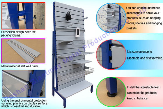 O suporte profissional da loja varejo do capacete do chapéu submete a exposição do tampão de Slatwall