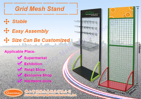 A suspensão da loja varejo engancha o suporte de exposição do fio da cremalheira dos doces