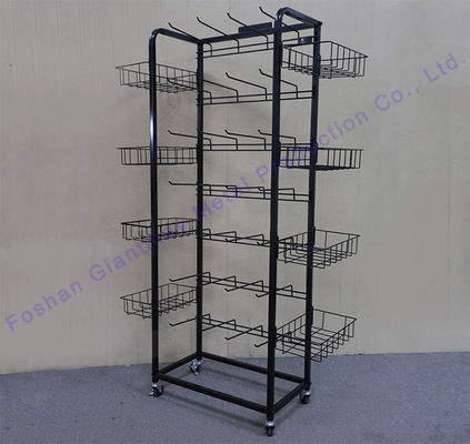 Batata Chip Display Candy Stand Wire Mesh Basket Shelf