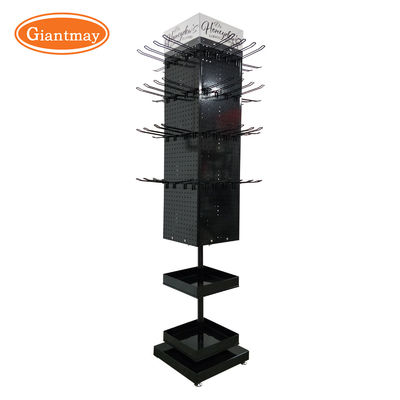 Suporte de exposição de gerencio a pilhas da cremalheira da joia da pulseira