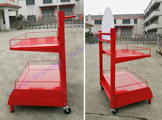 Cremalheira de exposição do óleo de suporte da exposição do lubrificante de 2 séries