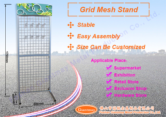 Cremalheiras de exposição de Gridwall das peúgas